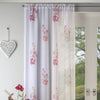 Lotus Rod Pocket Ready Made Single Voile Curtain Coral