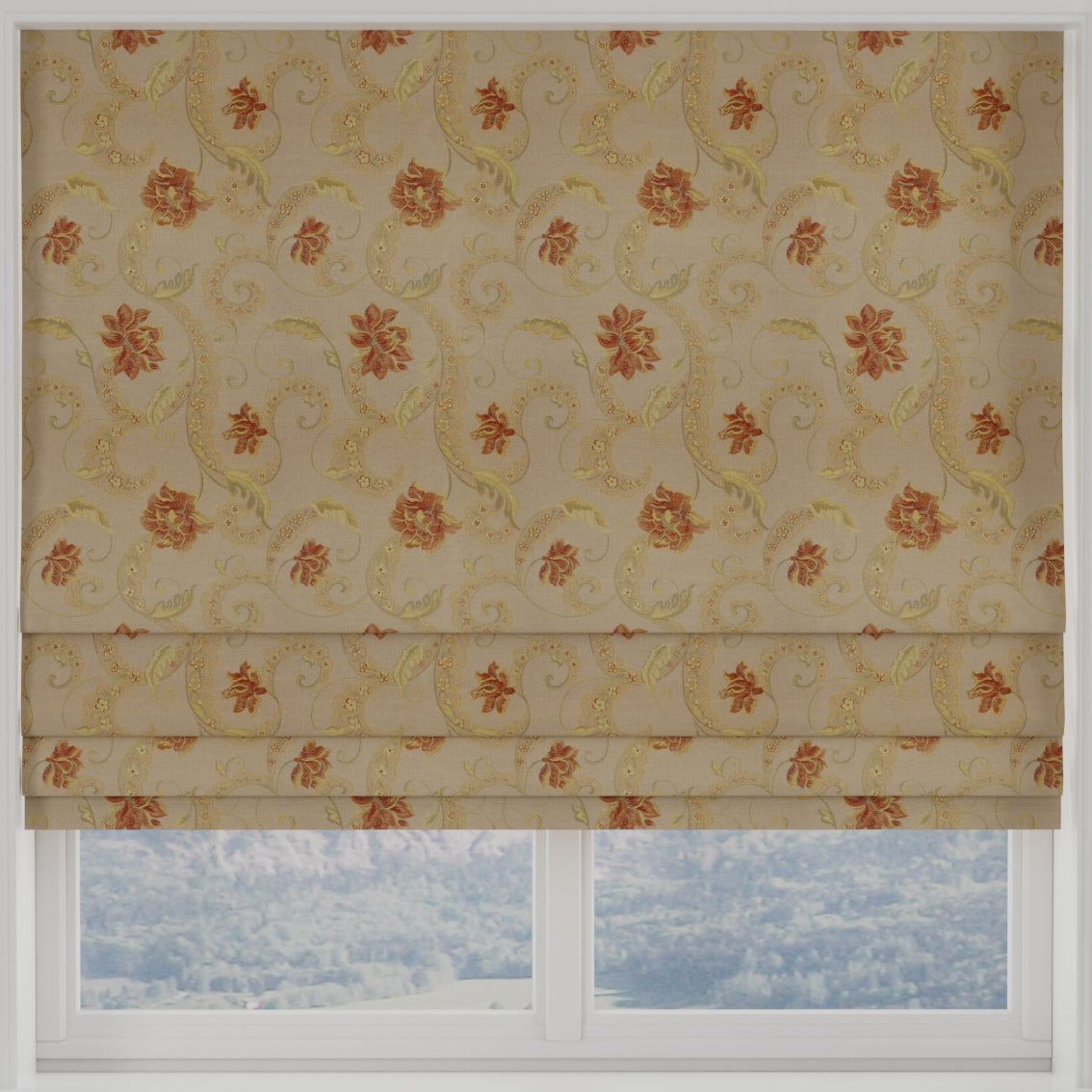 Louis Made to Measure Roman Blind Terracotta