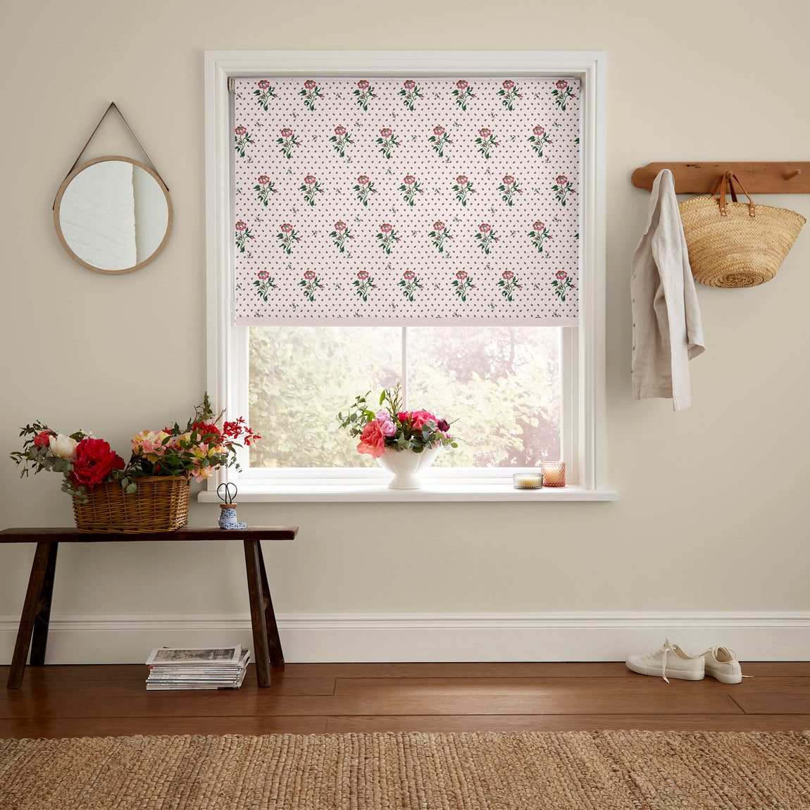 Cath Kidston Love Letter Made to Measure Roller Blind Rose