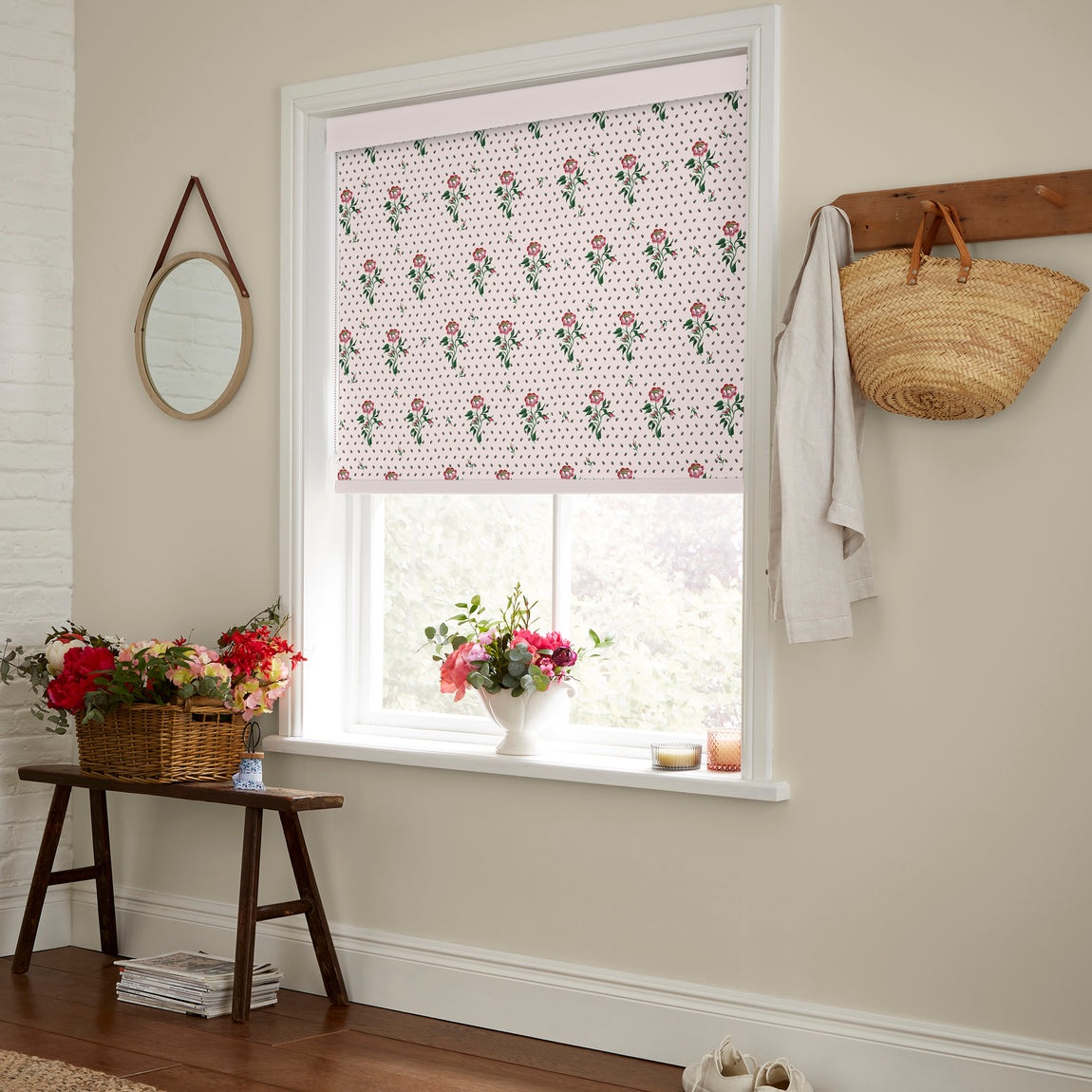 Cath Kidston Love Letter Made to Measure Roller Blind Rose