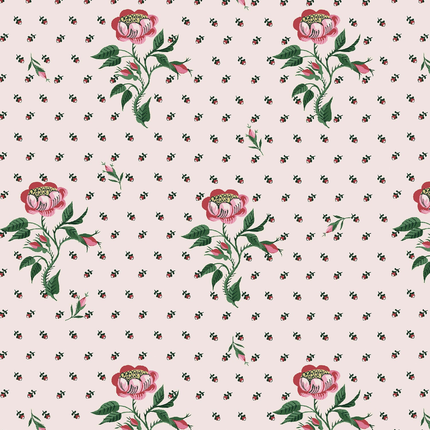 Cath Kidston Love Letter Made to Measure Curtain Rose