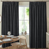 Lugano Made to Measure Curtain Charcoal