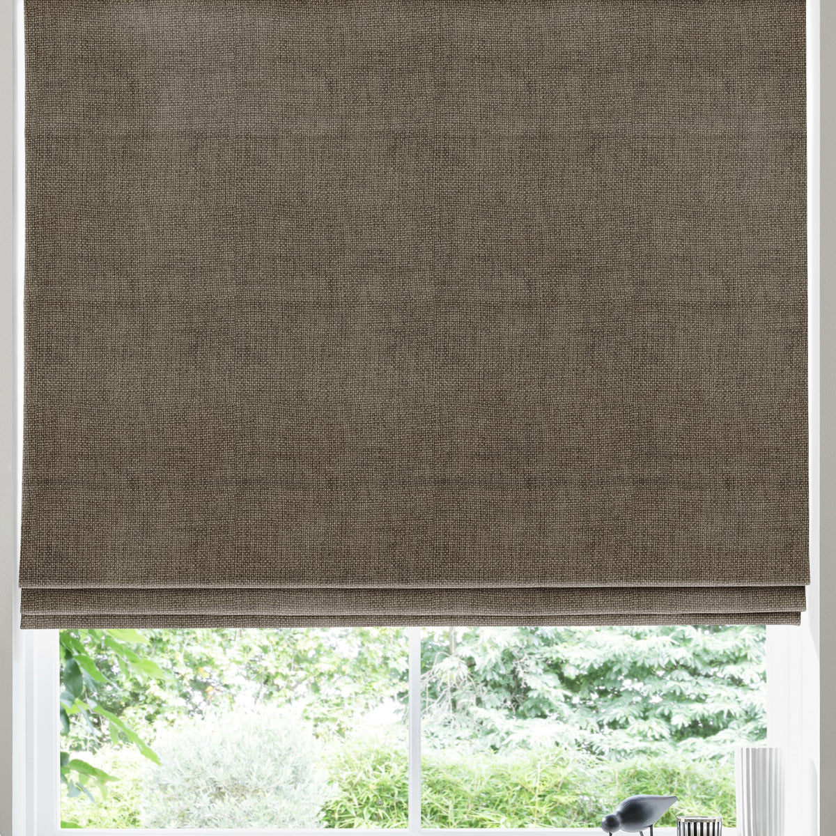 Lugano Made to Measure Roman Blind Hessian