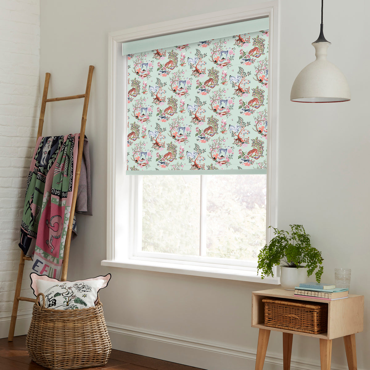Cath Kidston Magical Kingdom Made to Measure Blackout Roller Blind Mint