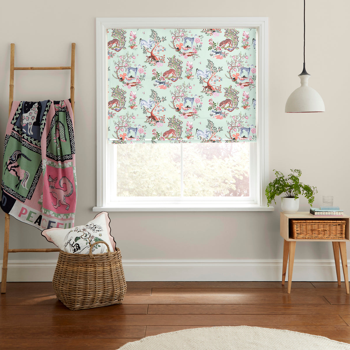 Cath Kidston Magical Kingdom Made to Measure Roman Blind Mint
