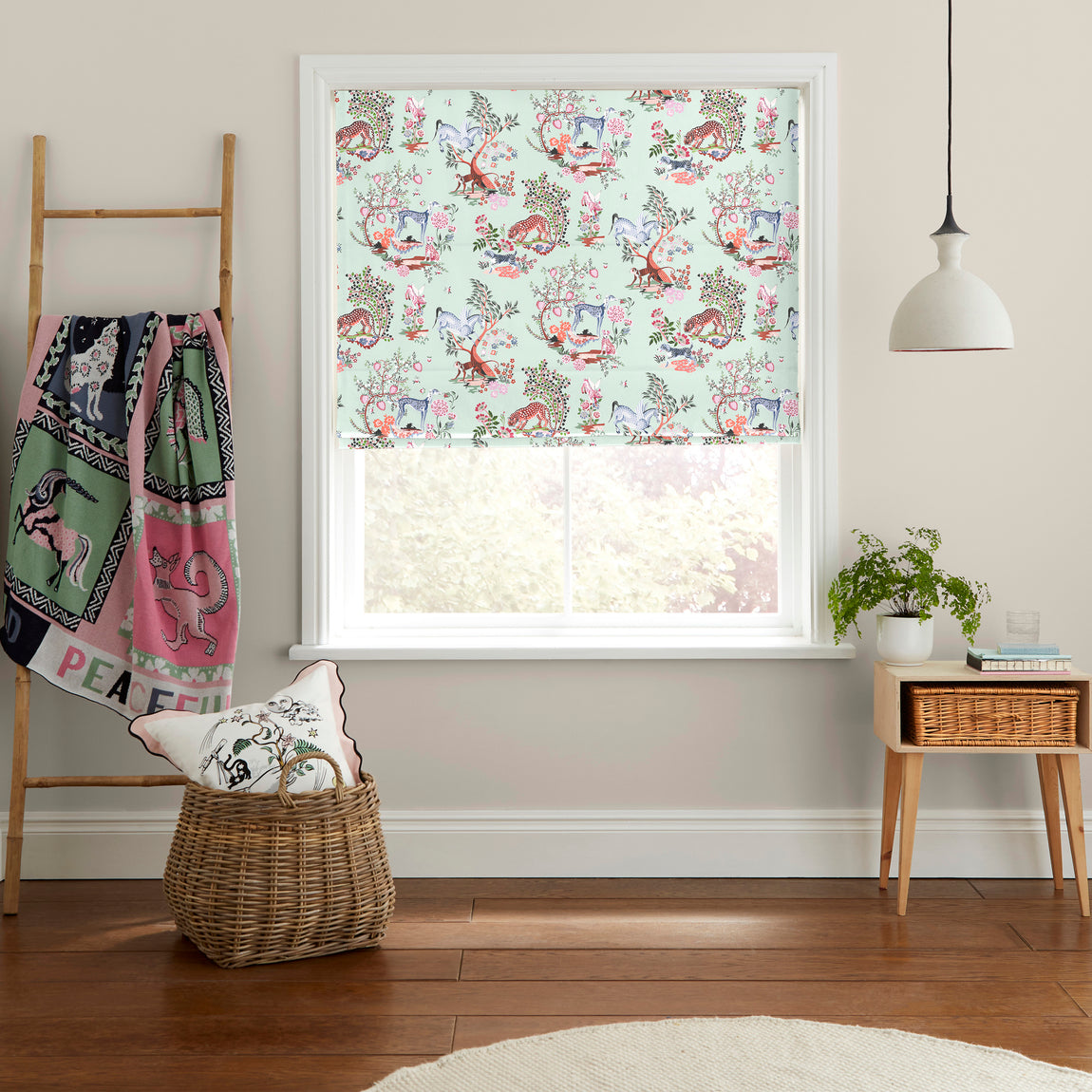 Cath Kidston Magical Kingdom Made to Measure Roman Blind Mint