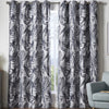 Malay Blackout Ready Made Eyelet Curtains Charcoal