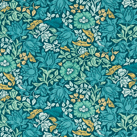 Mallow Fabric Teal