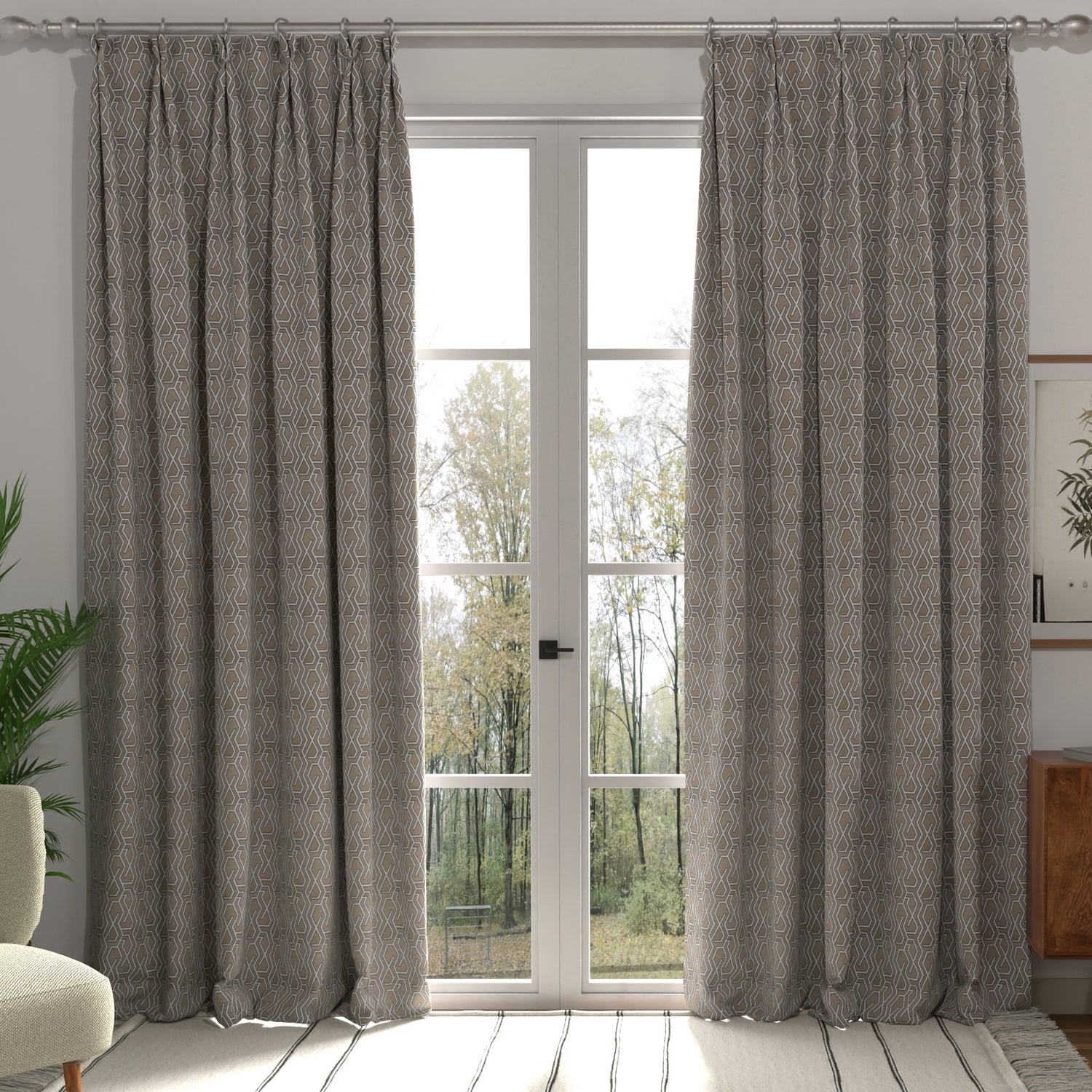 Manhattan Made to Measure Curtain Espresso