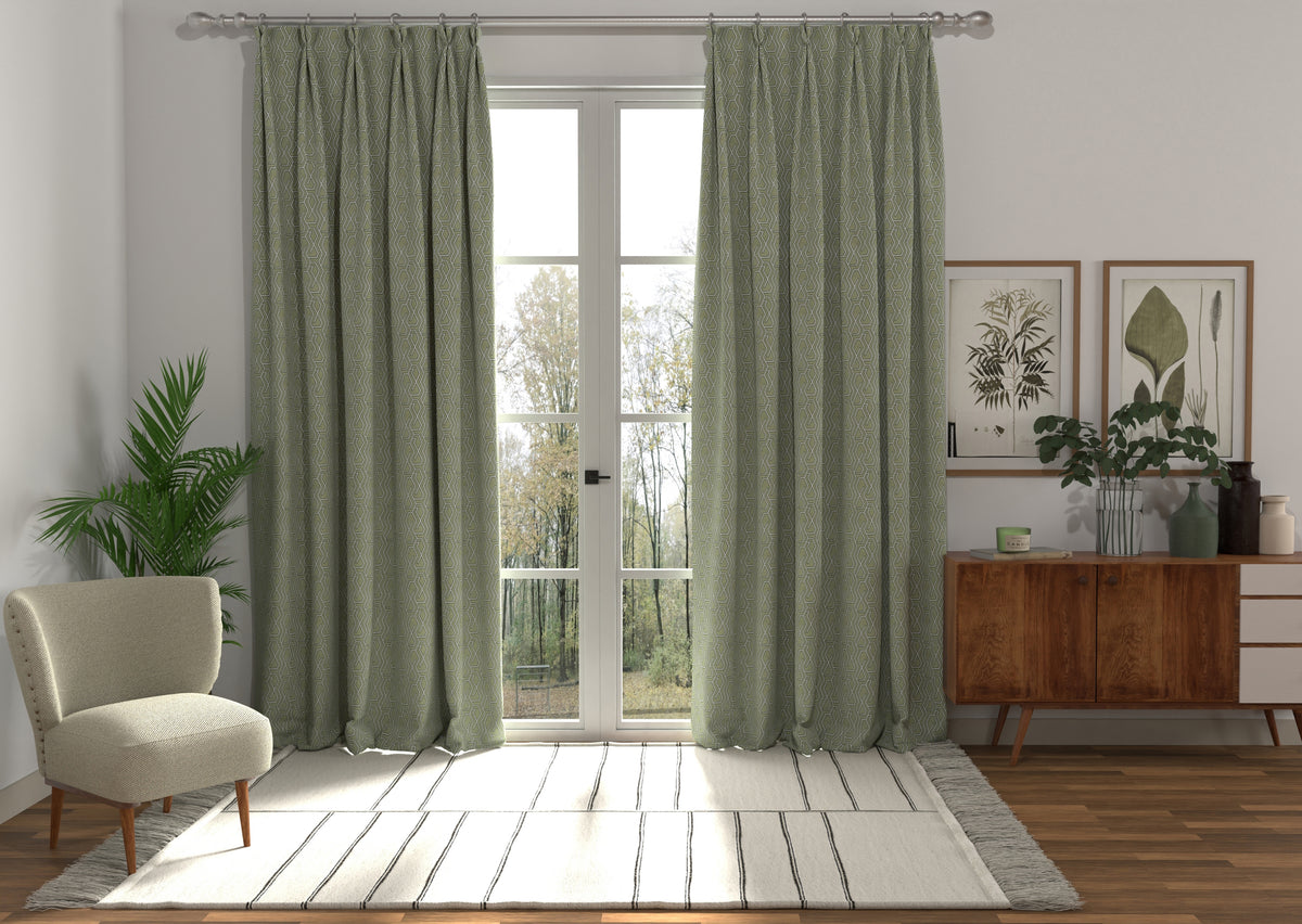 Manhattan Made to Measure Curtain Moss