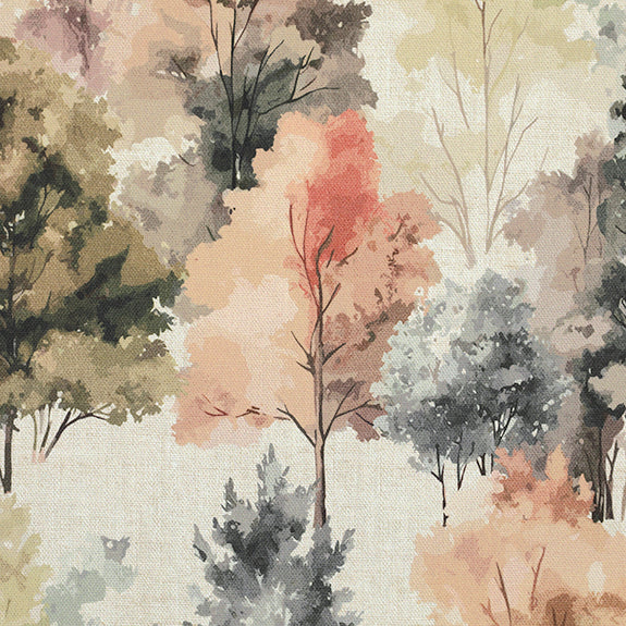 ANTE DECOR Epping Printed Cotton Fabric Rust