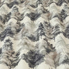 ANTE DECOR Epping Printed Cotton Fabric Charcoal