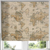 Maps Made to Measure Roman Blind Multi