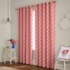 Cath Kidston Marble Hearts Ditsy Made to Measure Curtain Red