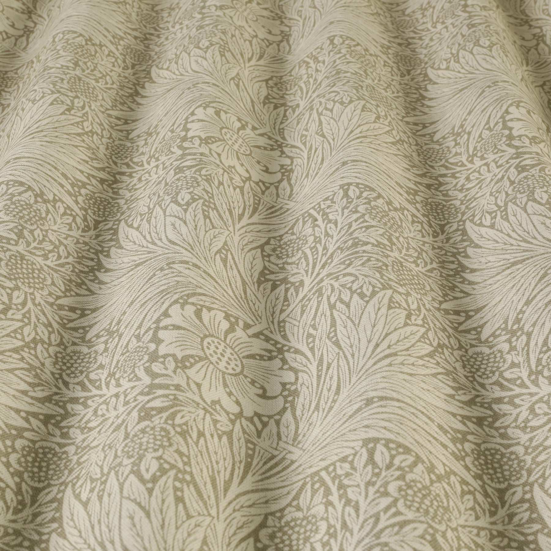 William Morris Marigold Fabric Beige