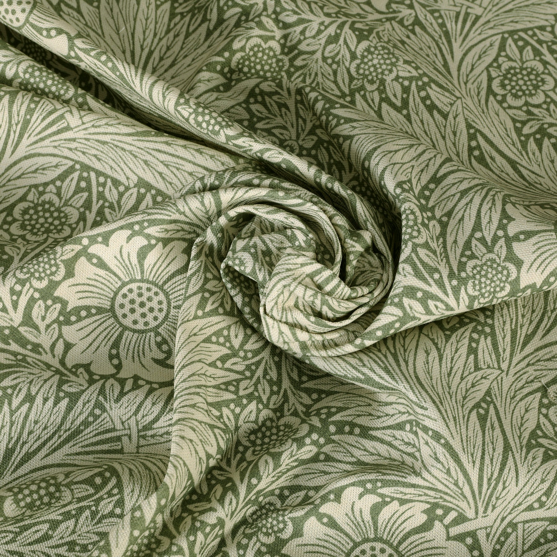 William Morris Marigold Made To Measure Roman Blind Green