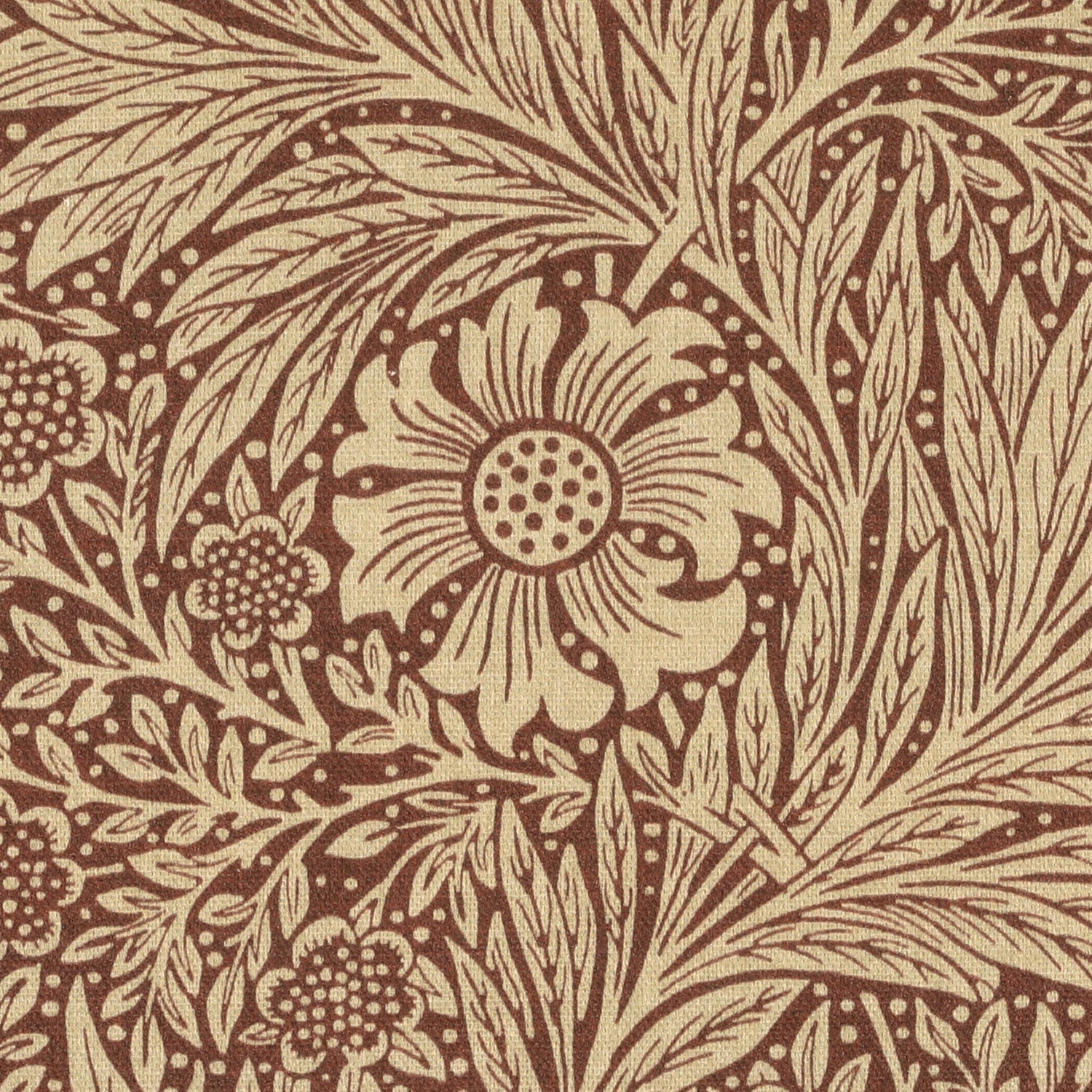 William Morris Marigold Made To Measure Curtains Red