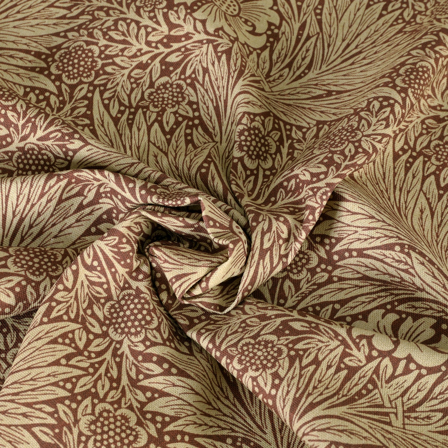 William Morris Marigold Made To Measure Curtains Red
