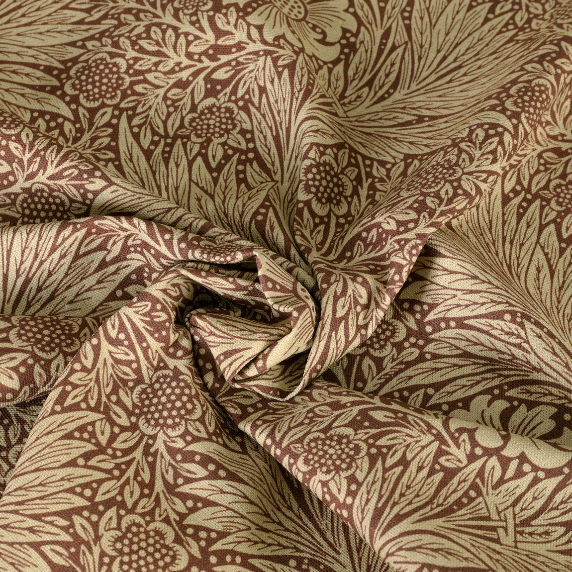 William Morris Marigold Made To Measure Curtains Red