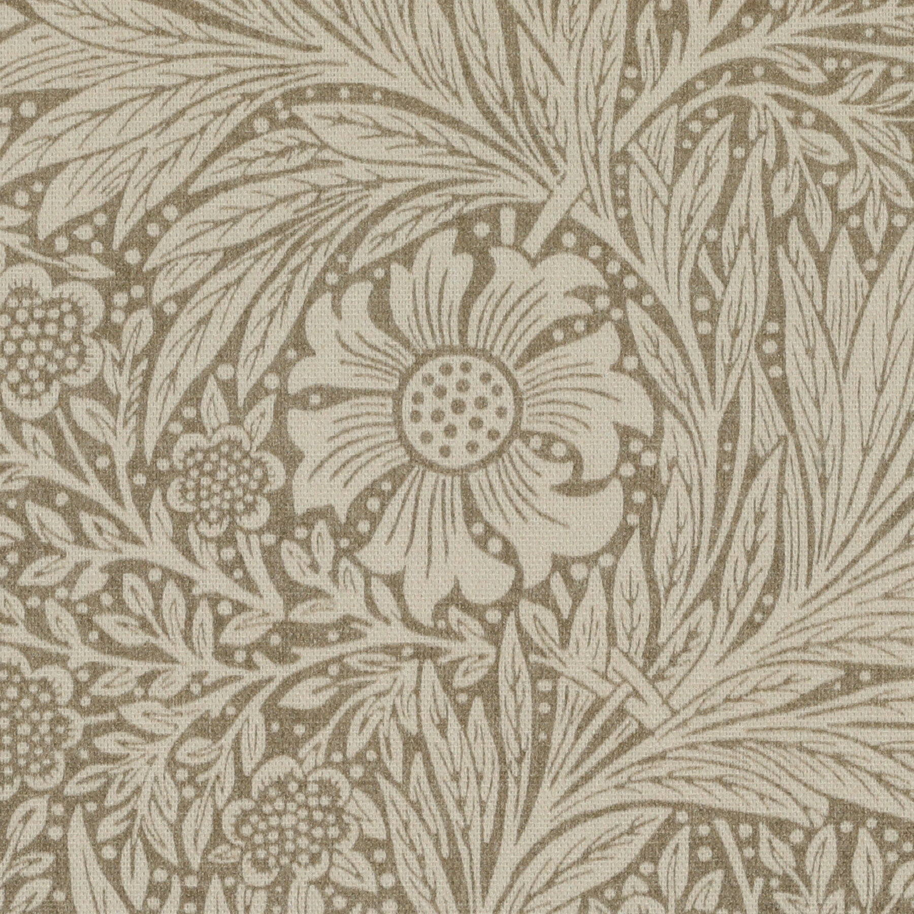 William Morris Marigold Fabric Natural