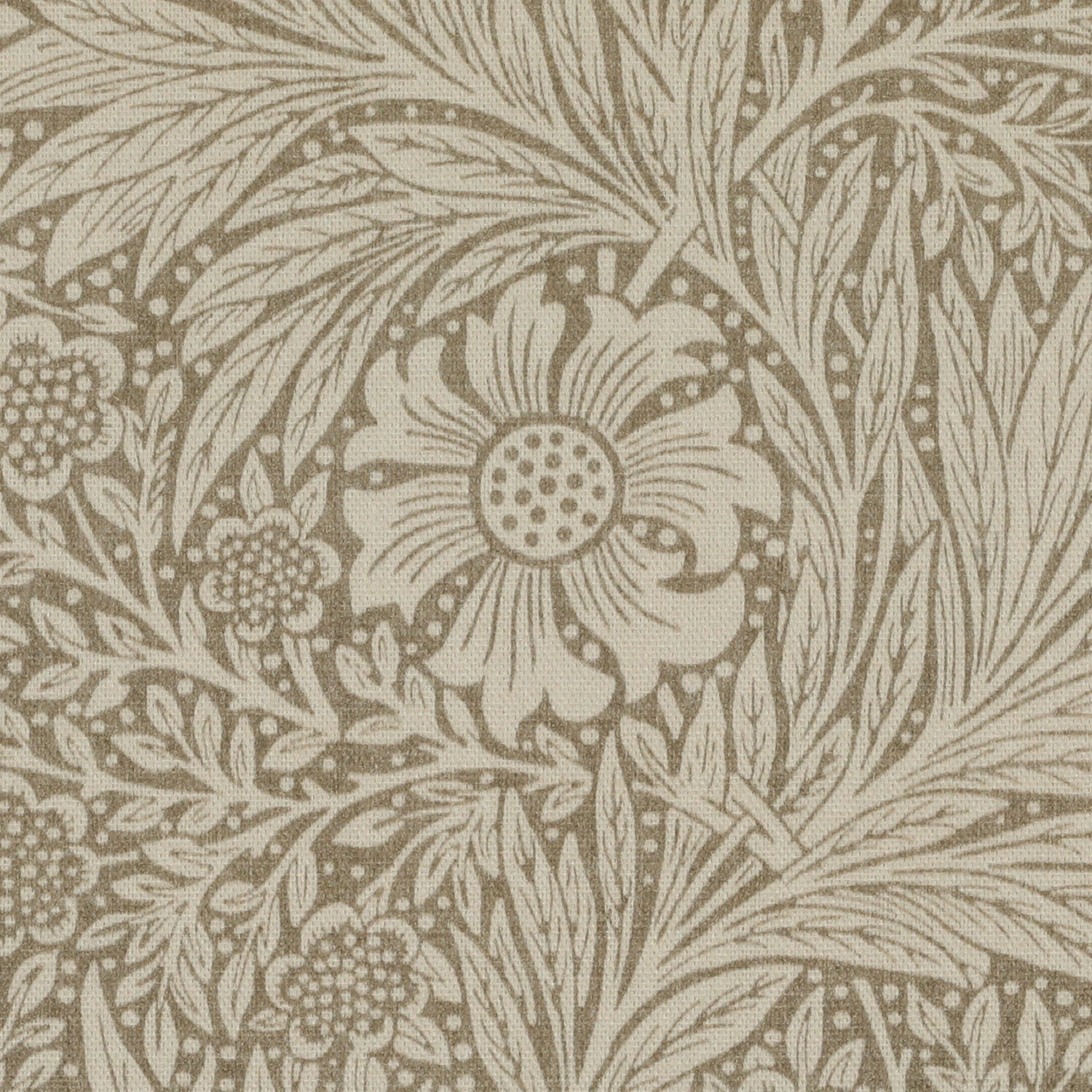 William Morris Marigold Made To Measure Curtains Natural