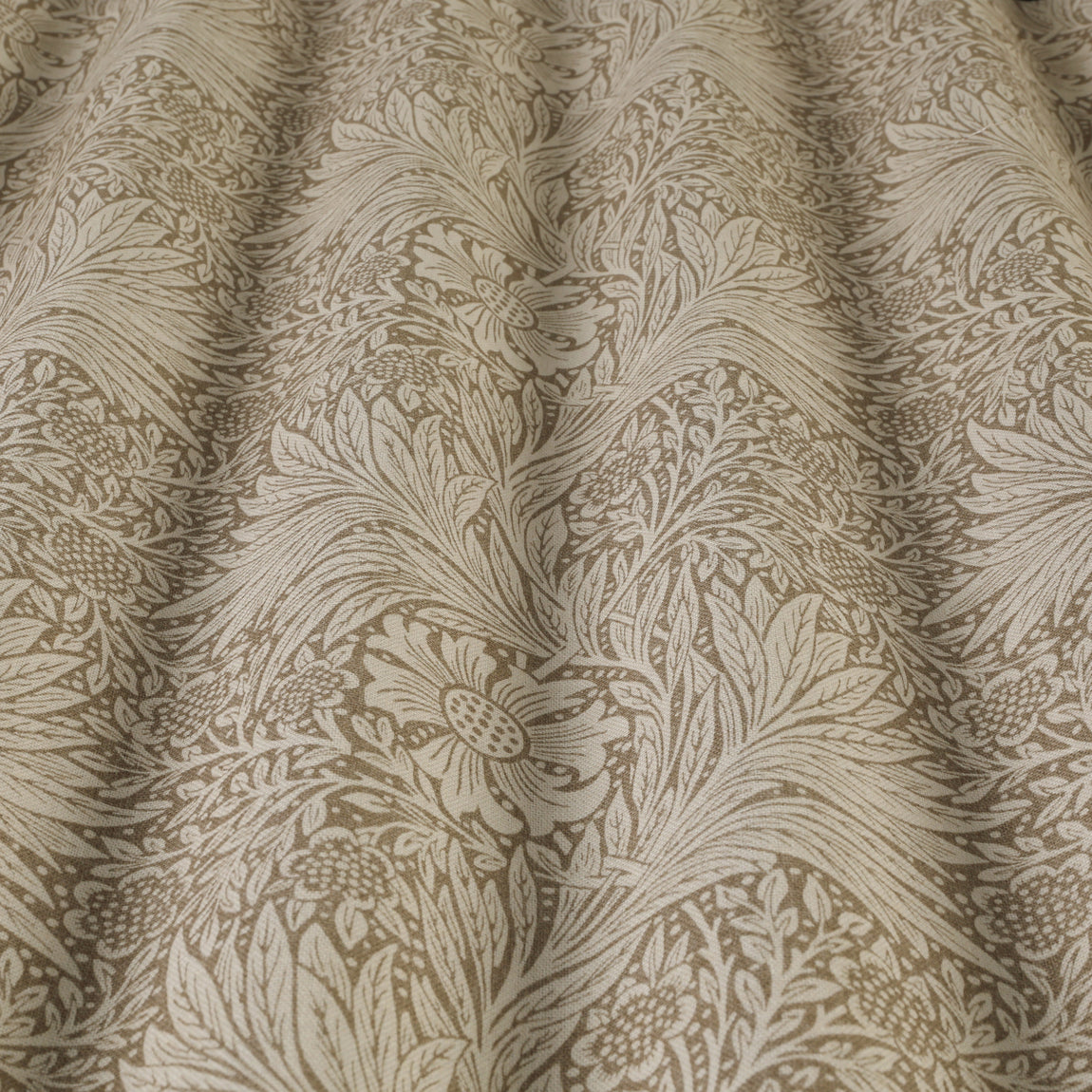 William Morris Marigold Made To Measure Curtains Natural