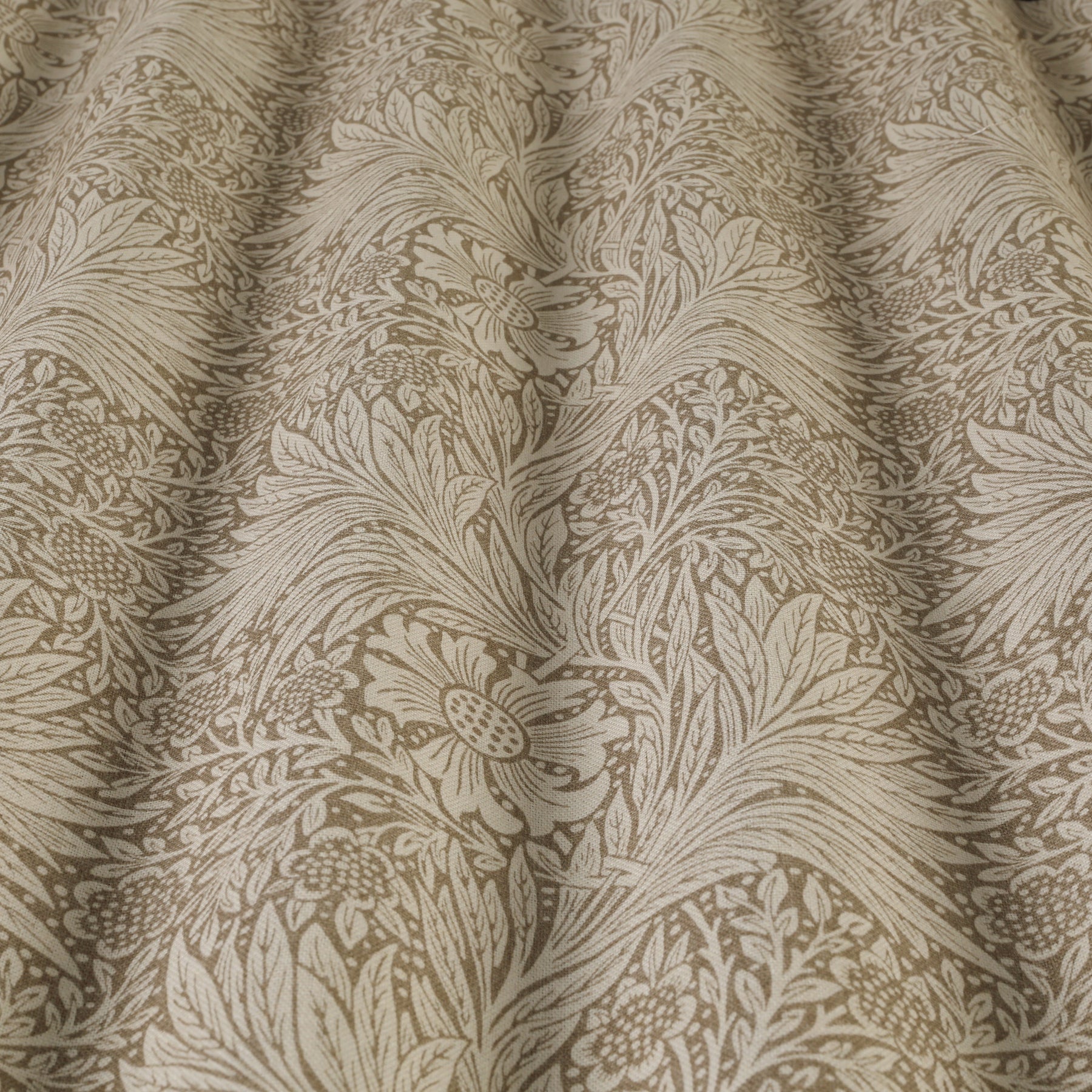 William Morris Marigold Fabric Natural