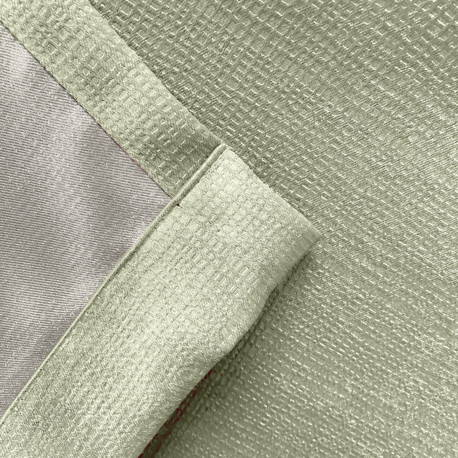 Matrix Thermal Blockout Ready Made Pencil Pleat Curtains Green