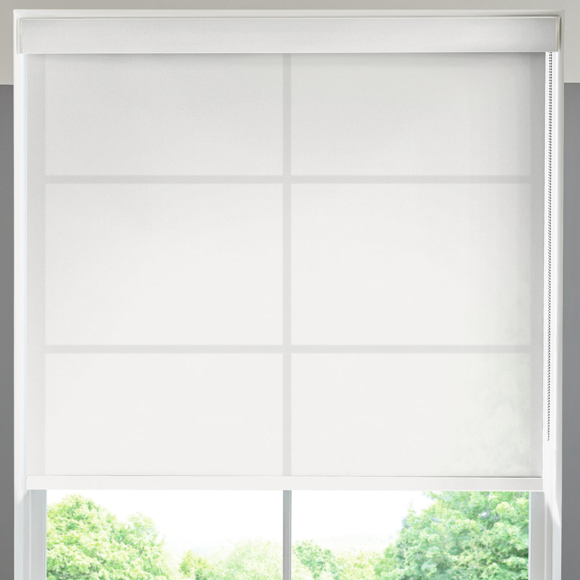 Olympus Translucent Made to Measure Roller Blind White