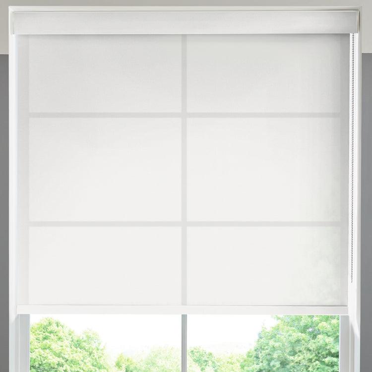 White Olympus Translucent Made to Measure Roller Blind | Terrys