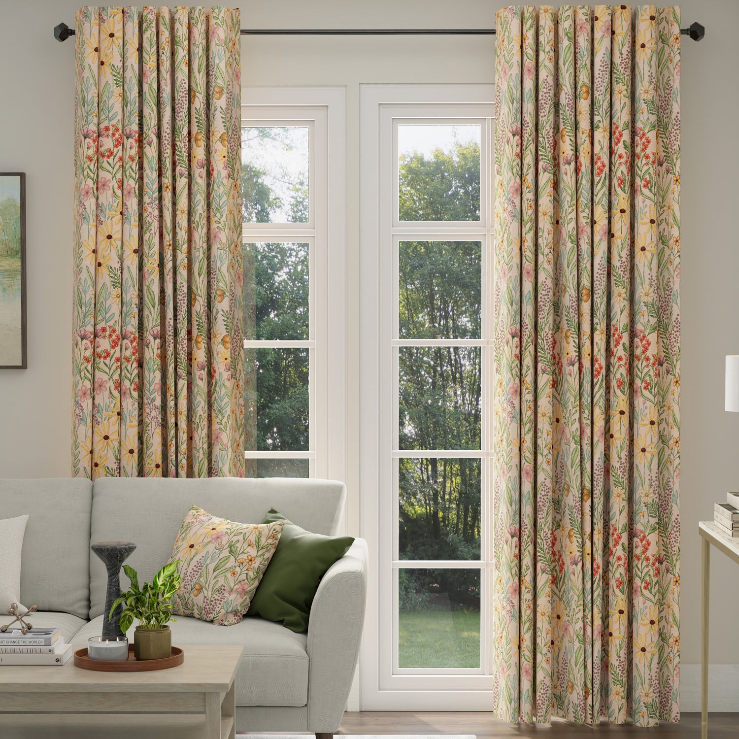 ANTE DECOR Meadow Tapestry Made To Measure Roman Blind Spring