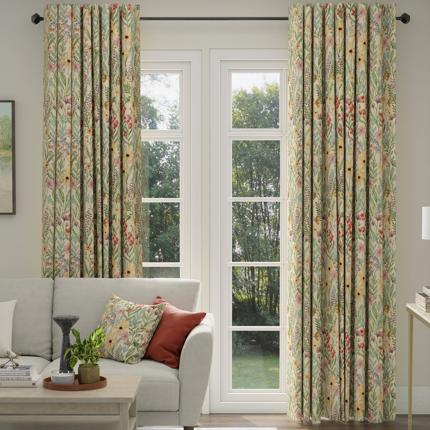 ANTE DECOR Meadow Tapestry Made To Measure Roman Blind Summer