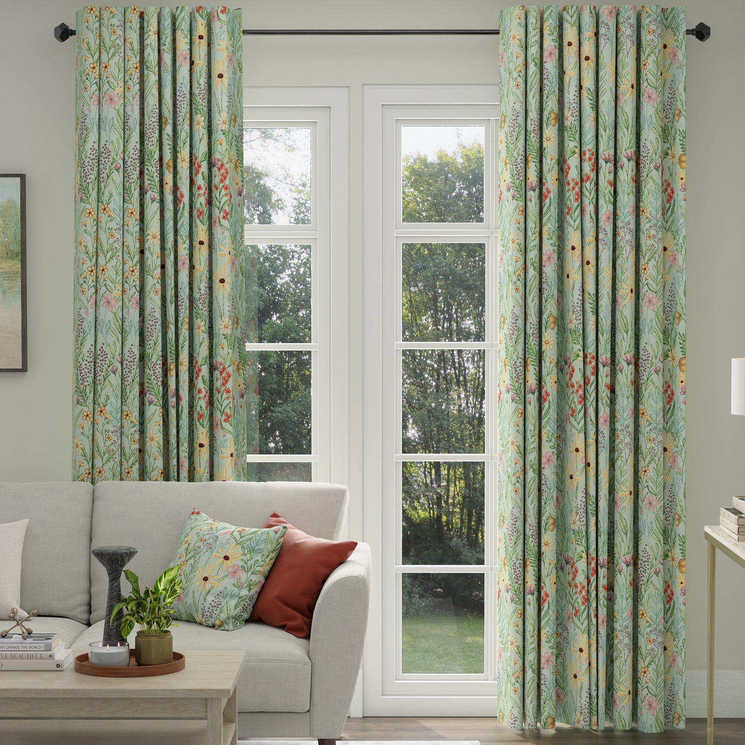 ANTE DECOR Meadow Tapestry Made To Measure Roman Blind Winter