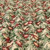 ANTE DECOR Morrisey Fruit Tapestry Fabric Red