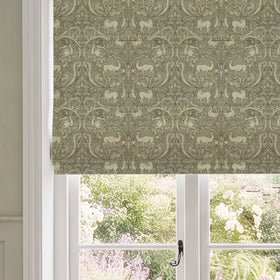 HOUSE Llewelyn-Bowen Menagerie Artois Printed Made To Measure Roman Blind Sage