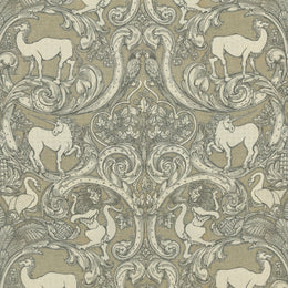 HOUSE Llewelyn-Bowen Menagerie Artois Printed Fabric Fawn