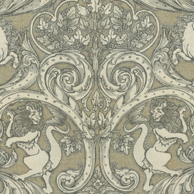 HOUSE Llewelyn-Bowen Menagerie Artois Printed Fabric Fawn