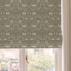 HOUSE Llewelyn-Bowen Menagerie Artois Printed Made To Measure Roman Blind Fawn
