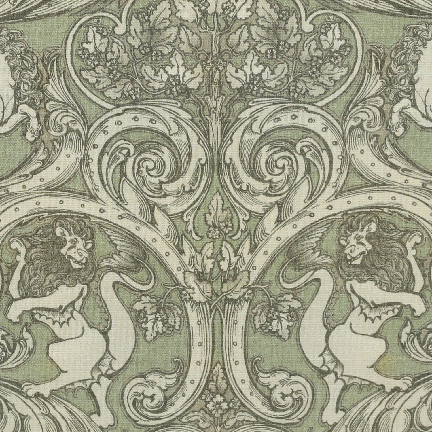 HOUSE Llewelyn-Bowen Menagerie Artois Printed Fabric Sage