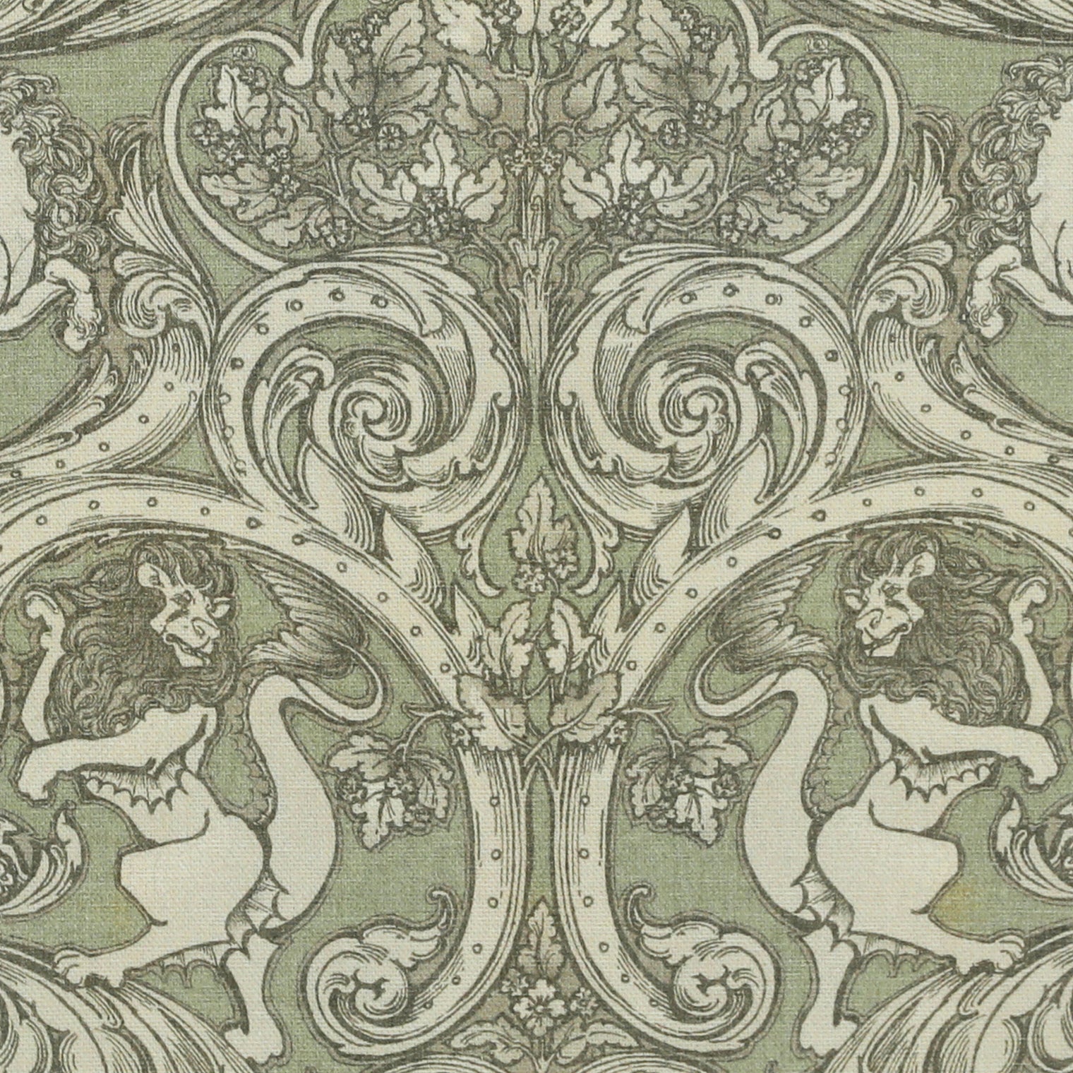 HOUSE Llewelyn-Bowen Menagerie Artois Printed Fabric Sage