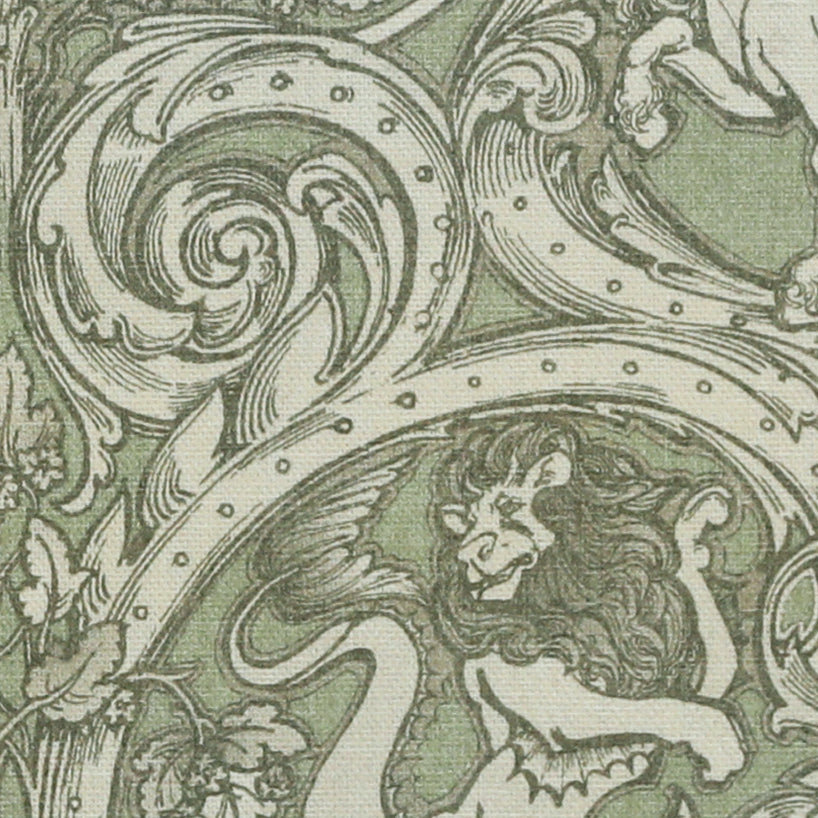 HOUSE Llewelyn-Bowen Menagerie Artois Printed Fabric Sage