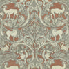 HOUSE Llewelyn-Bowen Menagerie Artois Printed Fabric Scarlet