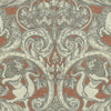 HOUSE Llewelyn-Bowen Menagerie Artois Printed Fabric Scarlet
