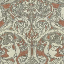 HOUSE Llewelyn-Bowen Menagerie Artois Printed Fabric Scarlet