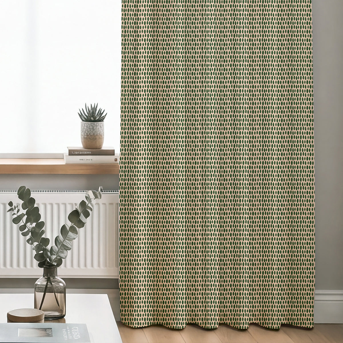 ANTE DECOR Mercury Made To Measure Curtains Juniper Green