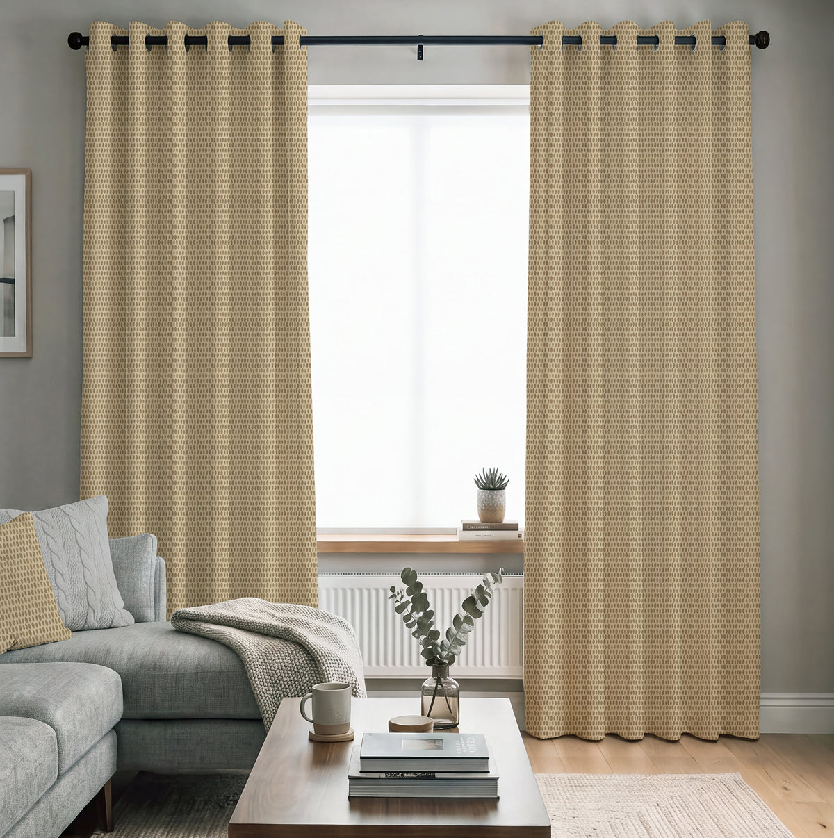 ANTE DECOR Mercury Made To Measure Curtains Sandcastle