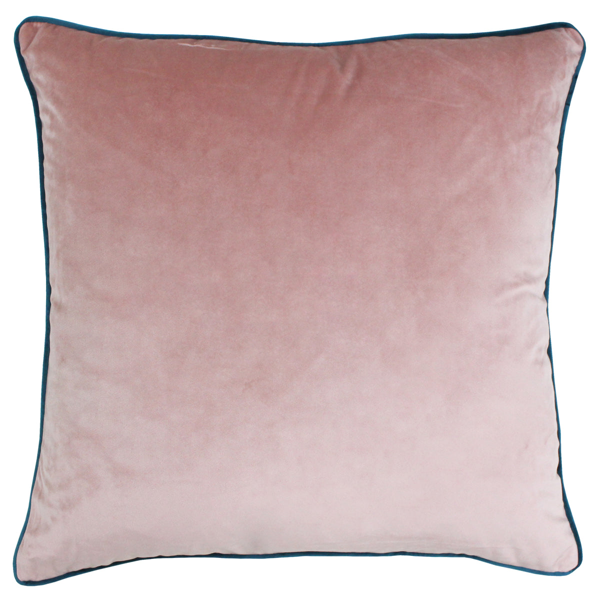 Paoletti Meridian Filled Cushion 55cm x 55cm Blush Teal