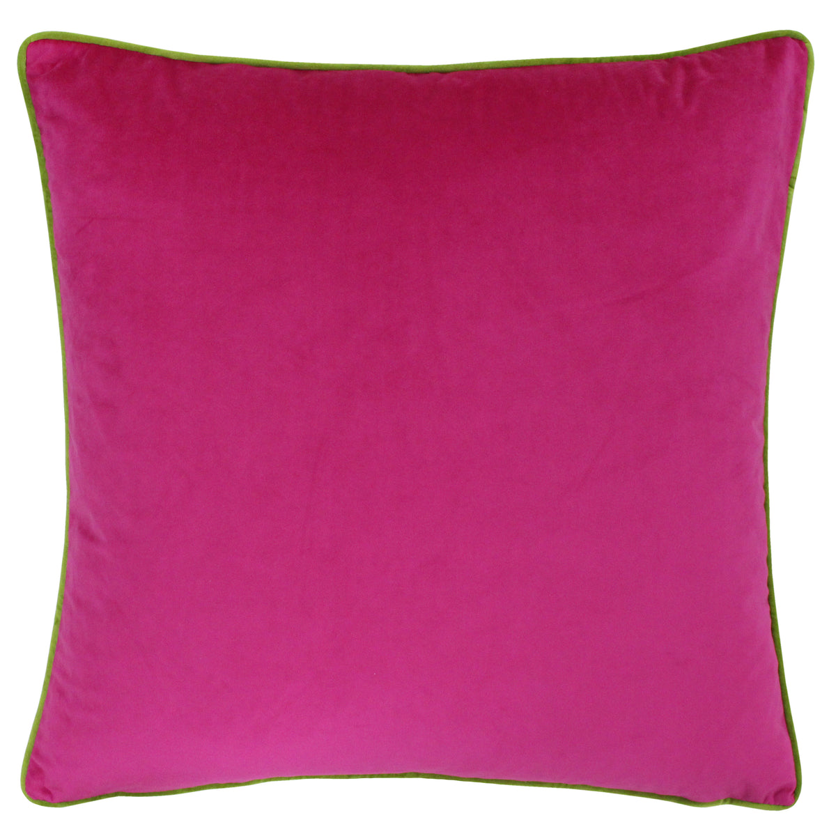 Paoletti Meridian Filled Cushion 55cm x 55cm Pink Lime