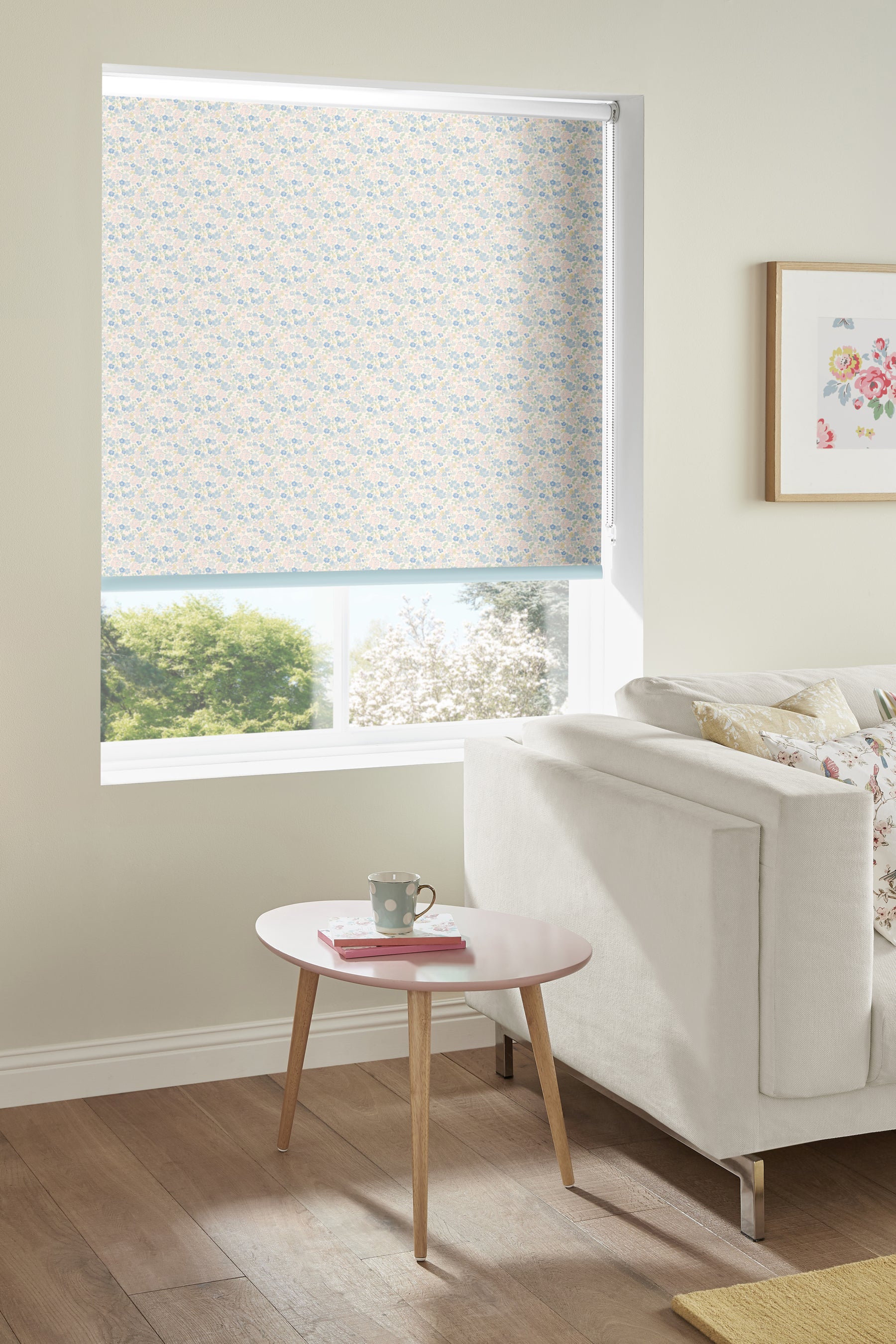 Cath Kidston Mews Ditsy Made to Measure Roller Blind Pastel