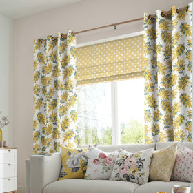 Cath Kidston Mimosa Flower Made to Measure Curtain Citrine